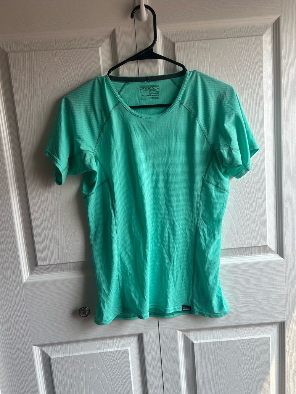 Patagonia Lightweight Capilene Baselayer Short Sleeve – Mint Green | Size Small